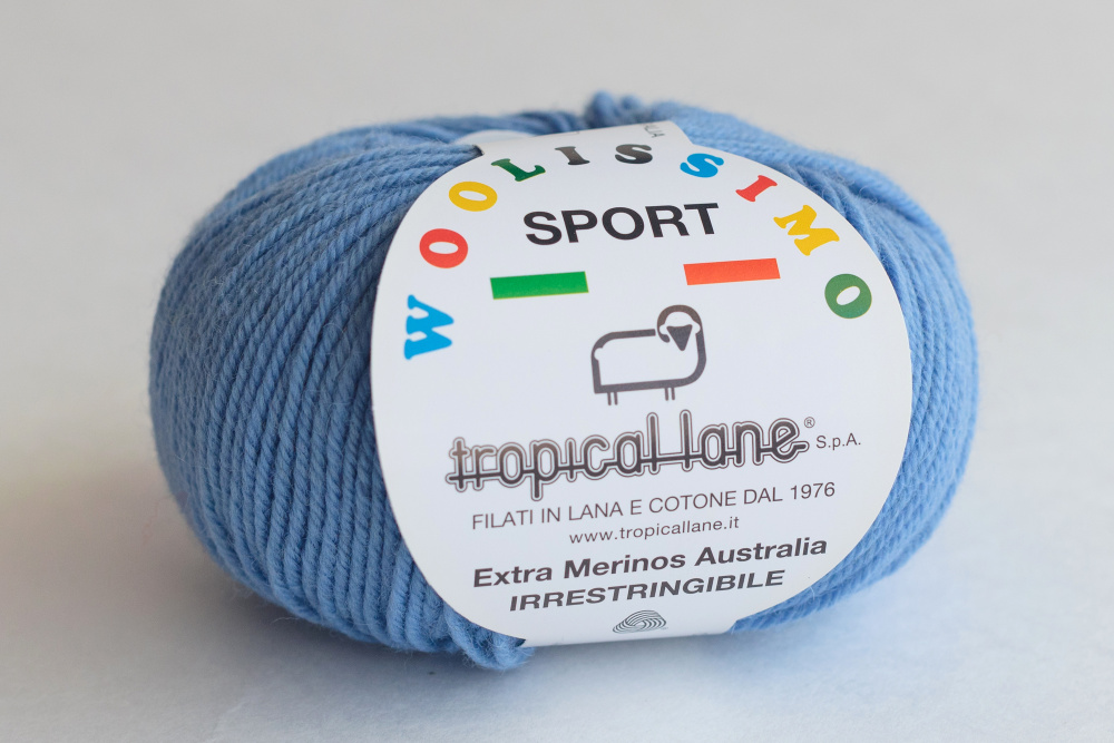 100% австралийский меринос , бренд Tropical lane, артикул woolissimo sport,цвет 22