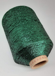 Люрекс ,Hagoromo, королевский зеленый, 11000м/100 гр, бобинка 50 грамм - фото