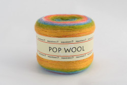дралон 80%, меринос 15%, супер кид мохер 5% Бренд Tropical lane, Артикул Pop Wool,цвет 604 - фото